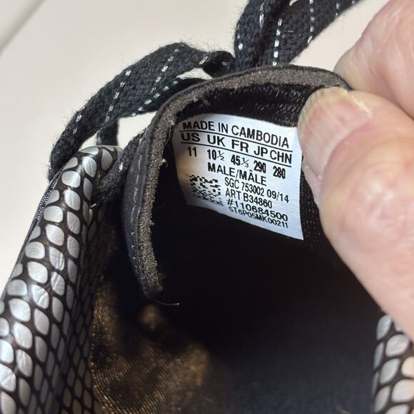 Adidas F10 Black Snake Print Soccer Shoes Mens 11 US Style B34860 2014 Soccer - Picture 8 of 8